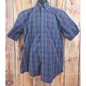 Ariat Pro Series Mens Plaid Button-Up S/S Shirt Large